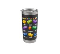 Dio dice che sono cristiano Block Building Toy Master Builder Bicchiere termico in acciaio inox doppia parete