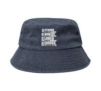 Dio Dice Che Tu Sei Uomo Donne Cotone Cappelli di Benna Confortevole Bucket Hat Traspirante Cappello da Sole per Spiaggia Pesca All'Aperto