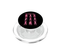 Dio dice nastri rosa affermazioni sulla consapevolezza del cancro al seno PopSockets PopGrip per MagSafe