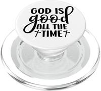 Dio è buono tutto il Cristo Cristiano Dio croce uomini & donne PopSockets PopGrip per MagSafe