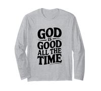 Dio è Buono Tutto Il Tempo Fede Inspirational Maglia a Manica