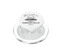 Dio è con me ovunque io vada. Giosuè 1:9 Versetto biblico PopSockets PopGrip per MagSafe