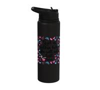 Dio è dentro di lei lei lei non cadrà 46 5 Versetti della Bibbia Donne Stainless Steel Insulated Water Bottle