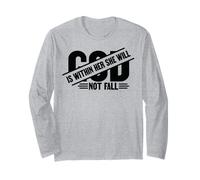 Dio è Dentro di lei lei Non fallirà Cristiano Dio Le Donne Amano Maglia a Manica