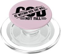 Dio è dentro di lei lei non fallirà Cristiano Dio le donne amano PopSockets PopGrip per MagSafe