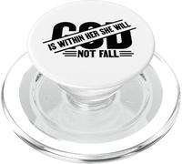 Dio è dentro di lei lei non fallirà Cristiano Dio le donne amano PopSockets PopGrip per MagSafe