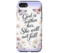 Dio è dentro di lei, non cadrà donne in versi della Bibbia Custodia per iPhone SE (2020) / 7/8