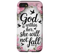 Dio è dentro di lei, non cadrà donne in versi della Bibbia Custodia per iPhone SE (2020) / 7/8