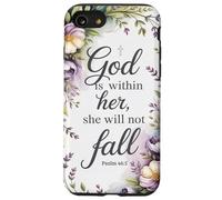 Dio è dentro di lei, non cadrà donne in versi della Bibbia Custodia per iPhone SE (2020) / 7/8