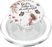 Dio è dentro di lei, non cadrà donne in versi della Bibbia PopSockets PopGrip per MagSafe