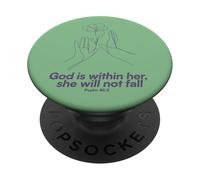 Dio è dentro di lei, non cadrà Salmo 46 5 PopSockets PopGrip Adesivo