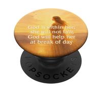 Dio è dentro di lei, non cadrà telefono PopSockets PopGrip Adesivo
