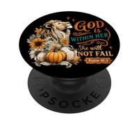 Dio è dentro di lei, non fallirà PopSockets PopGrip Adesivo