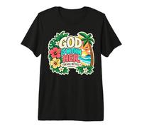 Dio è Dentro di lei Salmo 46:5 Christian Tropical Maglietta Premium