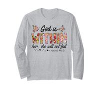 Dio è Dentro Il Suo Cristiano Uomini Donne & Amore dei cristiani Maglia a Manica