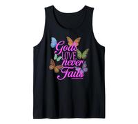 Dio è Dentro la Sua Donna Versetto Bibbia Scrittura Prega Farfalla Canotta