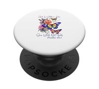 Dio è dentro la sua fede Versetto della Scrittura Salmi PopSockets PopGrip Adesivo