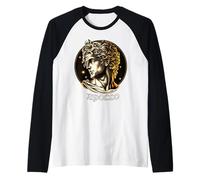 Dio e Eroe Olimpico Apollo Antica Mitologia Greca Maglia con Maniche Raglan