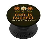 Dio è fedele fede cristiana Bibbia Versetto religioso PopSockets PopGrip Adesivo