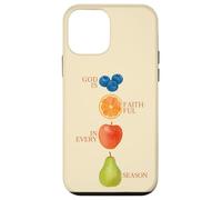 Dio è fedele in ogni stagione Frutta Bibbia Versetto cristiano Custodia per iPhone 12 mini