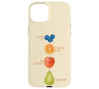 Dio è fedele in ogni stagione Frutta Bibbia Versetto cristiano Custodia per iPhone 15 Plus