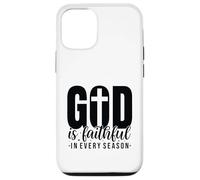 Dio è fedele in ogni stagione, religioso, cristiano, fede Custodia per iPhone 12/12 Pro