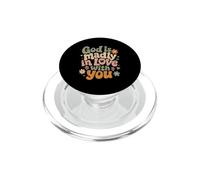 Dio è follemente innamorato di te Fede cristiana Inspirational PopSockets PopGrip per MagSafe