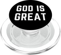 Dio è grande abbigliamento cristiano adorazione fede lode PopSockets PopGrip per MagSafe