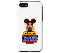 Dio è il mio fornitore Non mi preoccuperò Melanin Queen Business Custodia per iPhone SE (2020) / 7/8