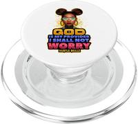 Dio è il mio fornitore Non mi preoccuperò Melanin Queen Business PopSockets PopGrip per MagSafe