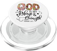 Dio è il mio rifugio e la mia forza Uomini Donne & Crisitani amano PopSockets PopGrip per MagSafe