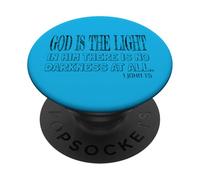 Dio è la luce in Lui non c'è affatto oscurità PopSockets PopGrip Adesivo