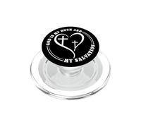 Dio è la mia roccia e salvezza design cristiano PopSockets PopGrip per MagSafe