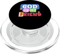Dio è mio amico cristianesimo carino cristiano bambino religioso PopSockets PopGrip per MagSafe