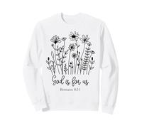 Dio è per Noi Uomini e Donne cristiani Amano Dio e Gesù Felpa