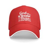 Dio è più Grande degli Alti e Bassi Cappello da Baseball da Donna Cappellini alla Moda