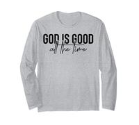 Dio è Un Buon Cristiano Uomini e Donne grati grati Maglia a Manica