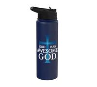 Dio è un Dio fantastico Cristiano lode e adorazione Cristo Stainless Steel Insulated Water Bottle