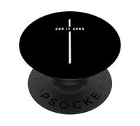 Dio è una buona croce - Fede cristiana minimalista PopSockets PopGrip Adesivo