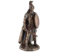 Dio greco Ares, dio della guerra, pietra artificiale, bronzata/colorata a mano, by Veronese