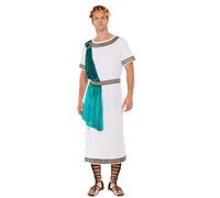 Dio Greco Romano Toga Uomo Costume Giulio Cesare Costume Adulti Completo