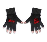 Dio - Guanti Senza Dita Logo & We Rock