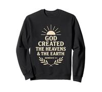 Dio ha Creato i cieli e la Terra Genesi 1:1 Felpa