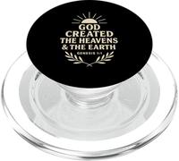 Dio ha creato i cieli e la terra Genesi 1:1 PopSockets PopGrip per MagSafe