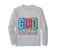 Dio ha Creato Un Modo per Credere nella Fede Cristiana Maglia a Manica