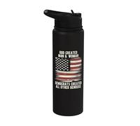 Dio ha creato uomini e donne democratici hanno creato altri generi Stainless Steel Insulated Water Bottle