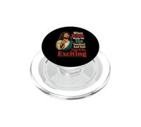 Dio ha detto che questo è uno speciale sarcasmo cristiano divertente PopSockets PopGrip per MagSafe