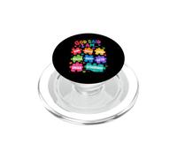 Dio ha detto che sono puzzle colorati affermazioni consapevolezza autismo PopSockets PopGrip per MagSafe