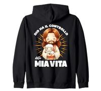 Dio Ha Il Controllo della Mia Vita Gesù Agnello Felpa con Cappuccio