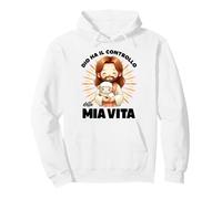 Dio Ha Il Controllo della Mia Vita Gesù Agnello Felpa con Cappuccio